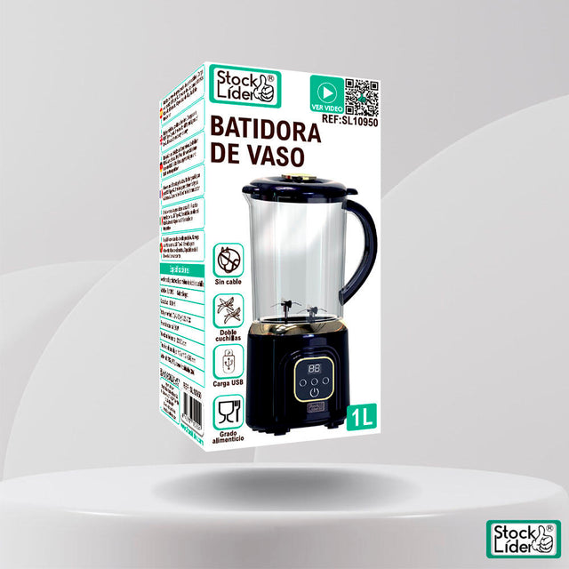 Batidora de vaso portátil USB 1L