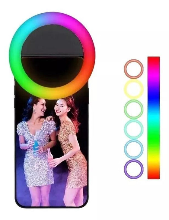 Aro de LED para móvil RGB colores
