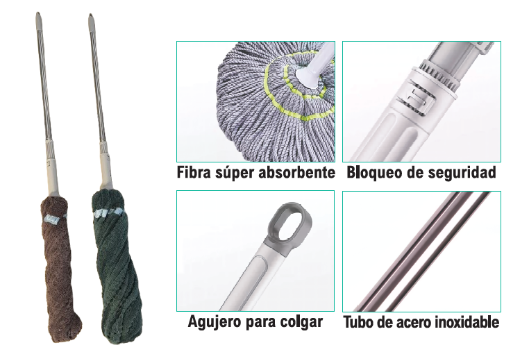 Fregona con escurridor integrada | ViamoMas
