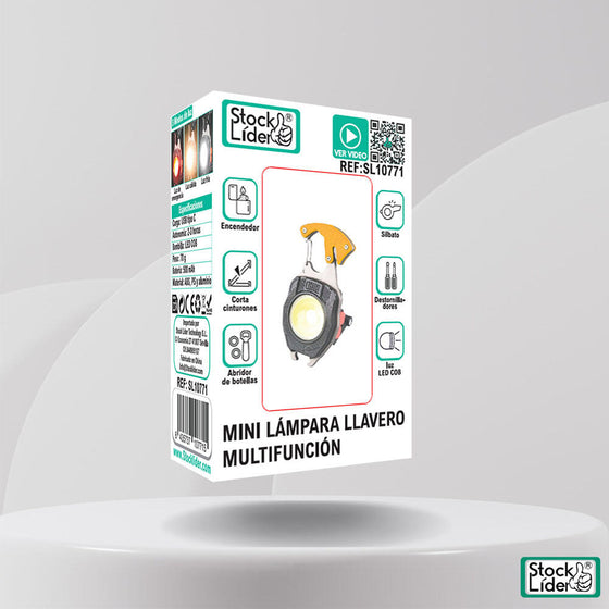 Mini lámpara llavero multifunción | ViamoMas