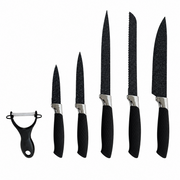Set 6 cuchillos cocina con pelador