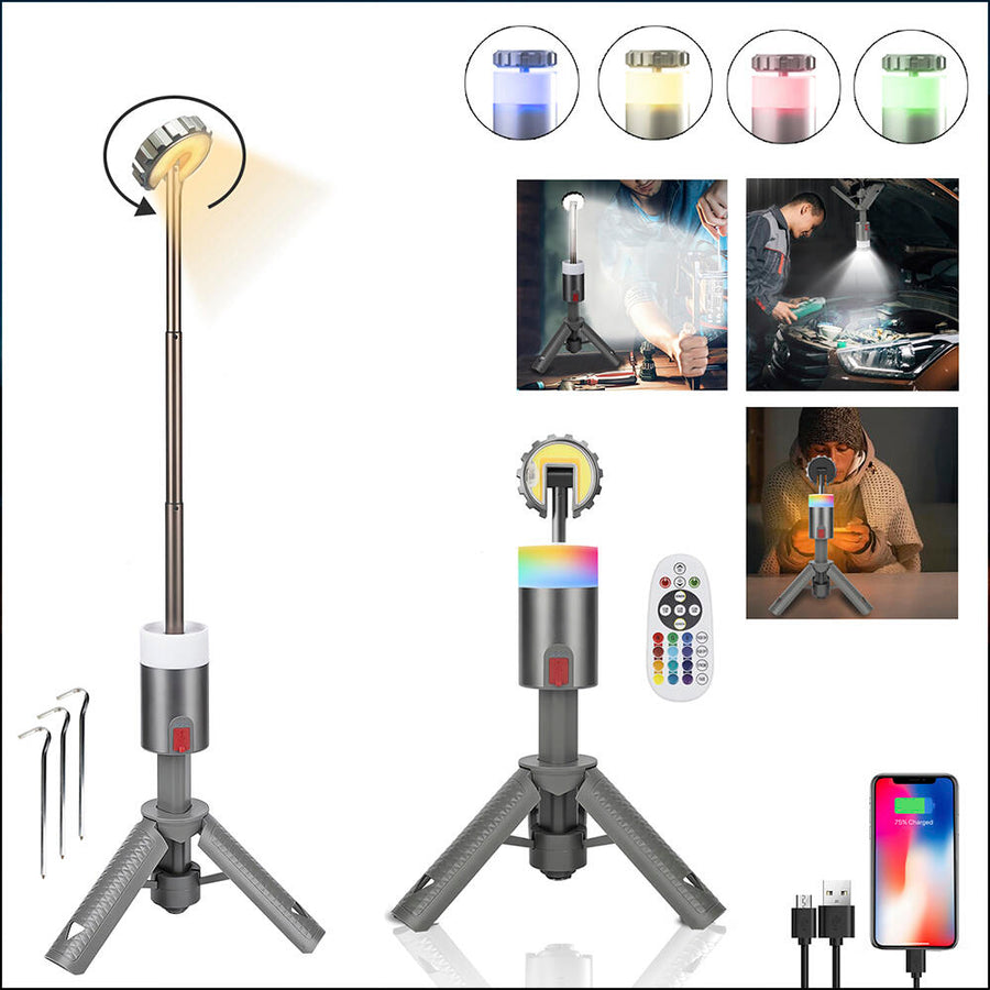 Luz de emergencia recargable para apagones