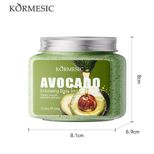 Exfoliante corporal de aguacate 300g