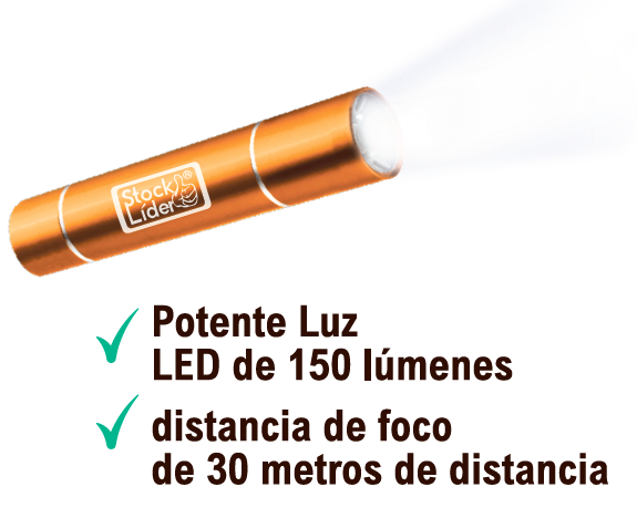 Linterna LED compacta y resistente | ViamoMas