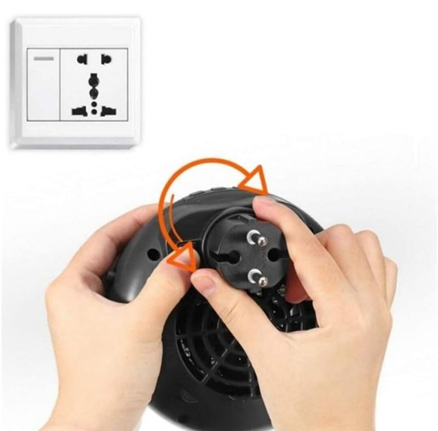 Calefactor Portátil 900W compacto y silencioso