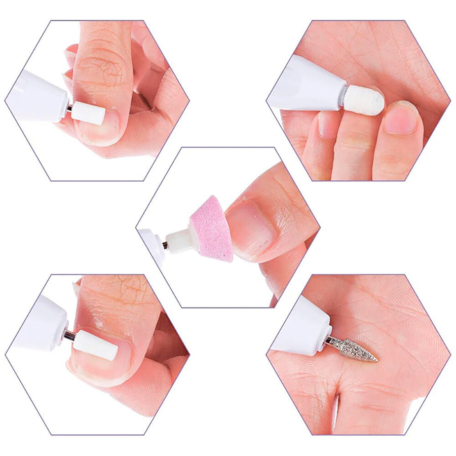 Set profesional manicura eléctrico 5 en 1