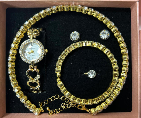 Conjunto de joyas dorado aleatorio | ViamoMas
