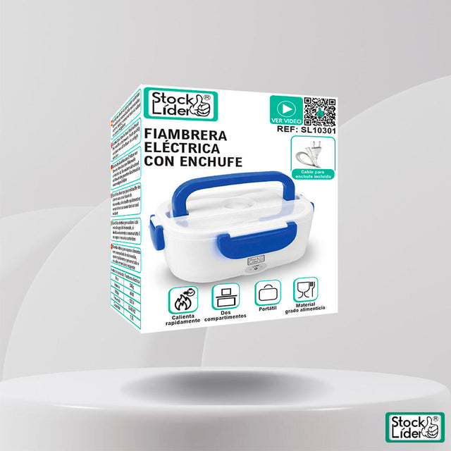 Fiambrera eléctrica con enchufe portátil