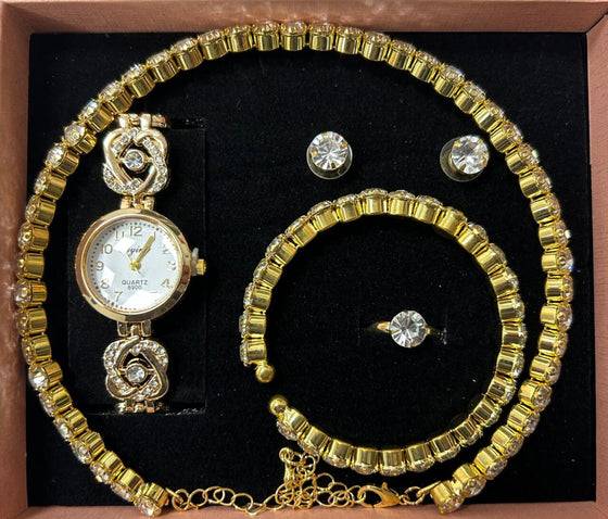 Conjunto de joyas dorado aleatorio | ViamoMas