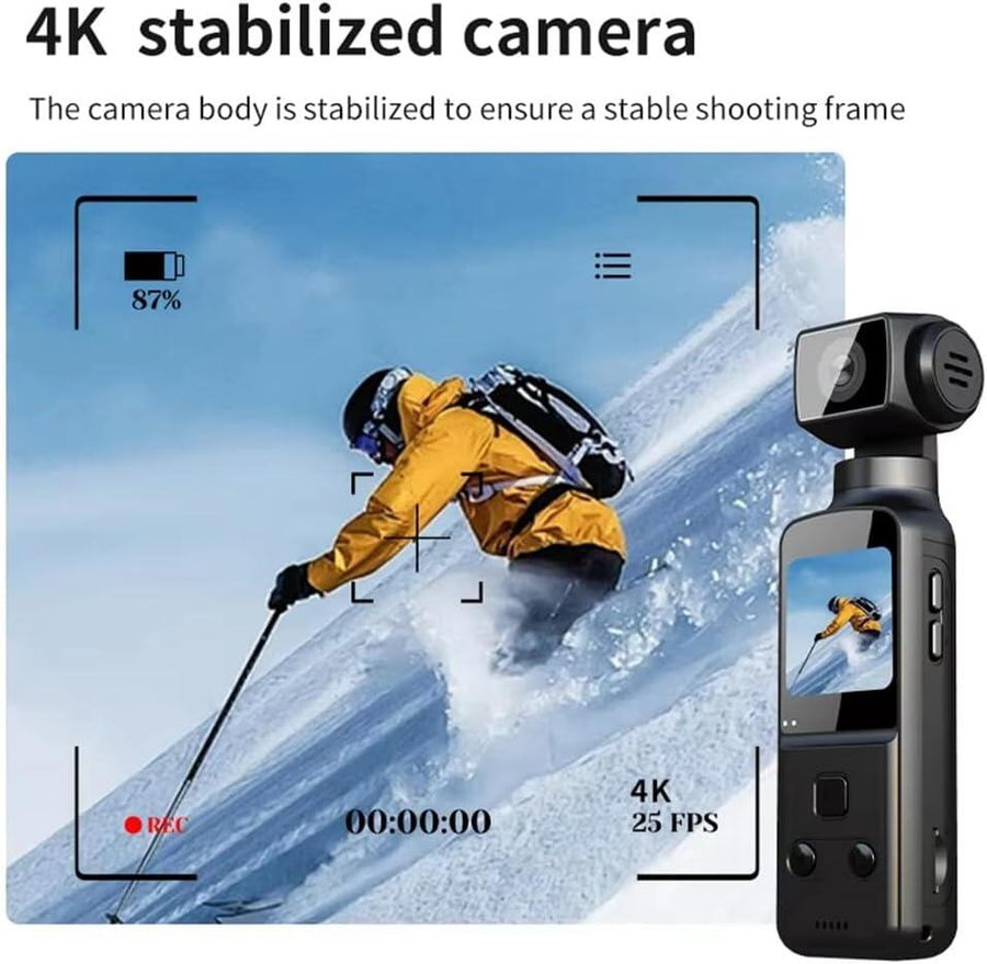 Cámara Digital de Bolsillo 4K WiFi