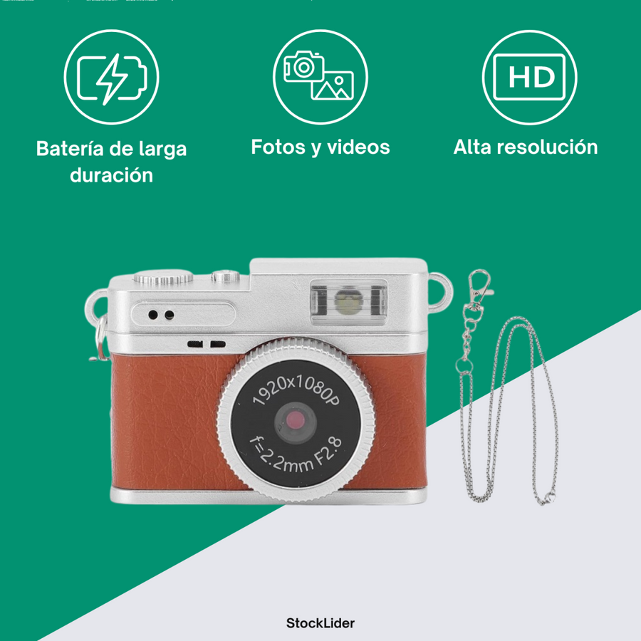 Mini cámara HD 720p compacta | ViamoMas