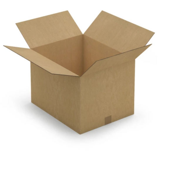 Caja de cartón resistente para ordenar y enviar