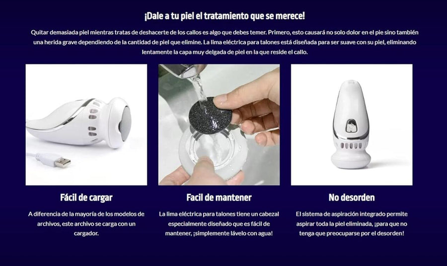 Removedor de Callos Eléctrico | Pies Suaves
