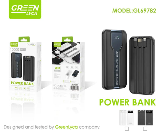 Power Bank 10000mAh con Pantalla Digital
