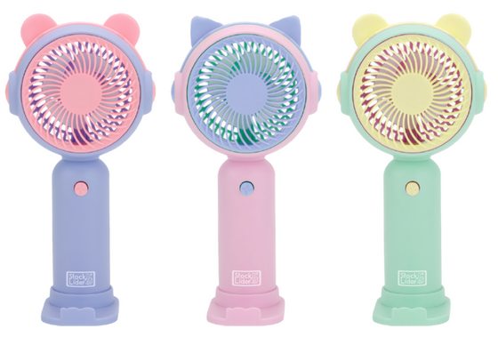 Ventilador portátil con soporte móvil
