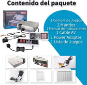 Mini consola 620 juegos retro portátil