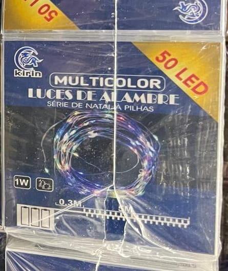 Luces LED multicolor 50 LED para interior y exterior