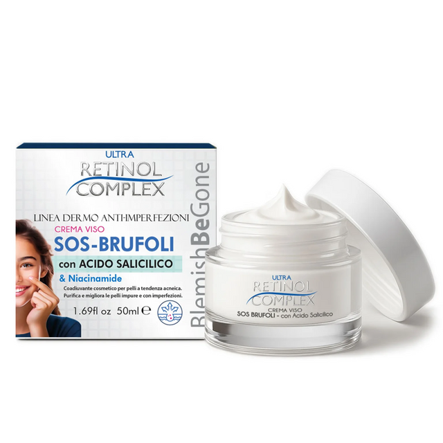 Crema facial acné retinol 50 ml | ViamoMas