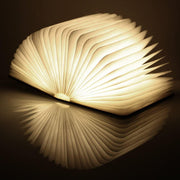 Lámpara Libro Plegable de Madera