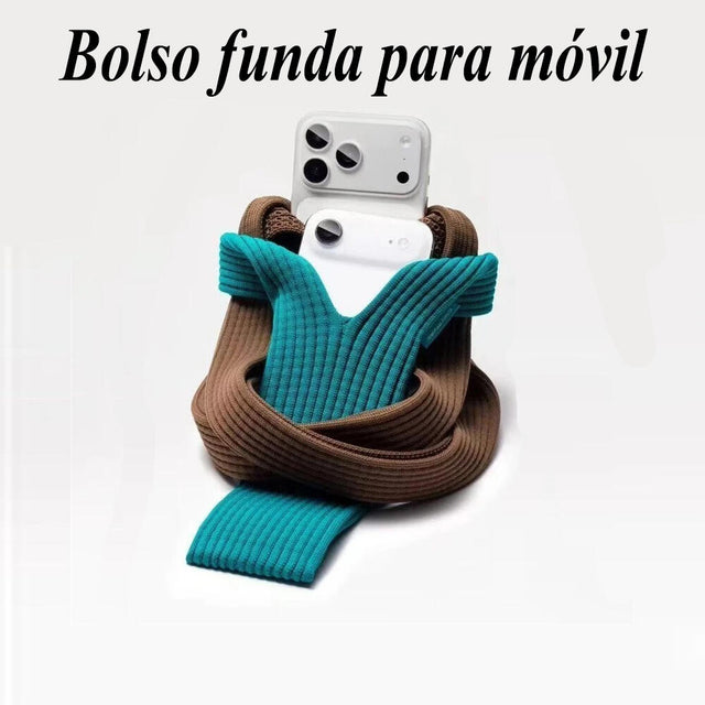 Bolso para móvil bandolera compacto