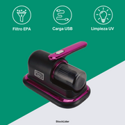 Aspiradora de ácaros UV portátil
