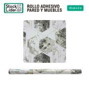 Rollo adhesivo pared y muebles 45x2m