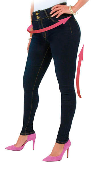 Leggings efecto jeans elásticos para mujer