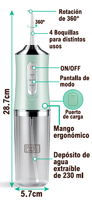 Irrigador dental portátil USB | ViamoMas