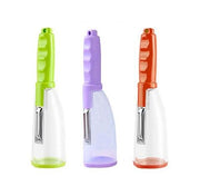 Pelador con contenedor para cocina