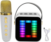 Mini Micrófono Bluetooth con Altavoz RGB