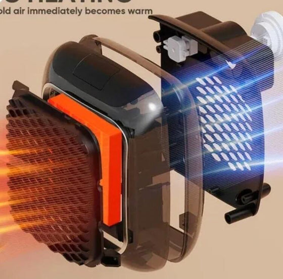 Calefactor Portátil 800W para enchufe