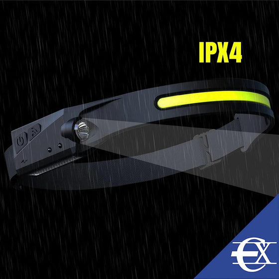 Linterna cabeza sensor recargable LED