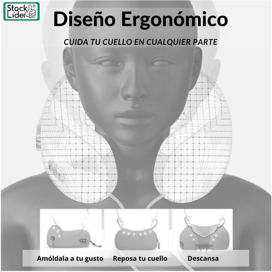Cojín masajeador para espalda y cuello