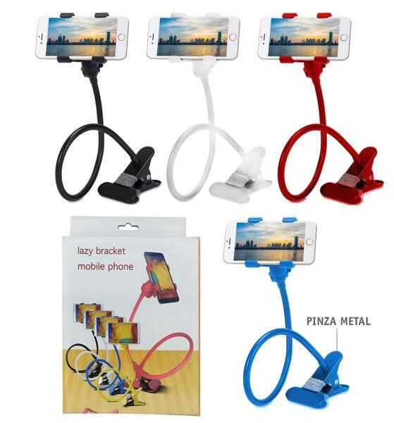 Soporte móvil pinza metal para coche y moto
