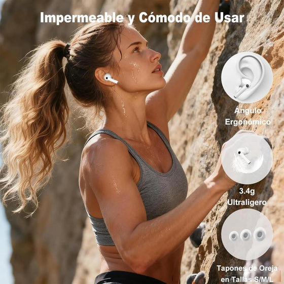 Auriculares Bluetooth 5.4 ANC táctiles