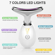 Masajeador antiarrugas facial 7 luces