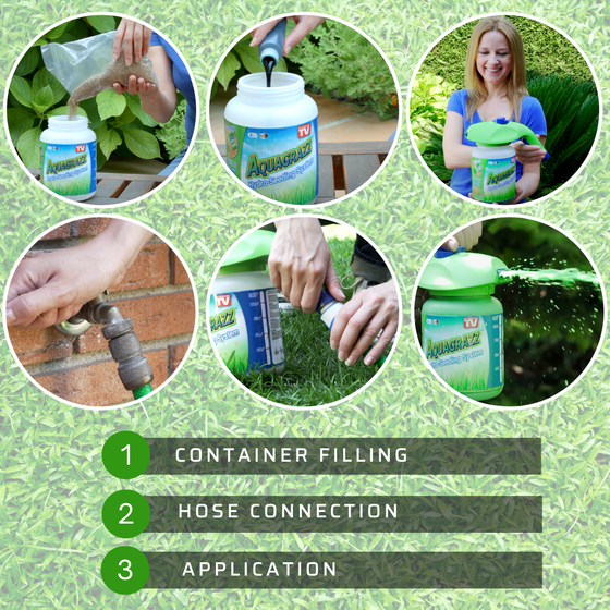 Aquagrazz Refill para césped denso