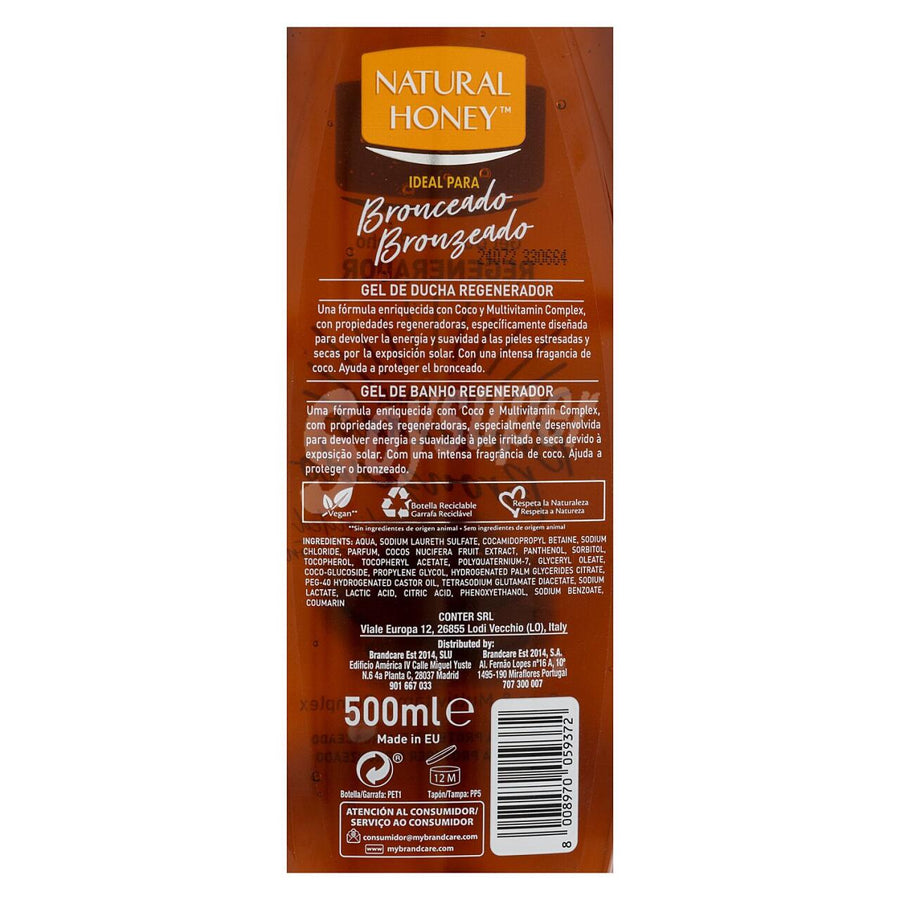Ducha suave. Piel nutrida.