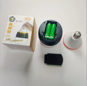 Bombilla recargable con sensor de mano y agua