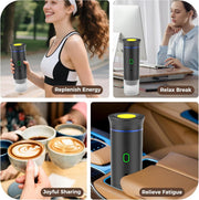 Cafetera portátil 3 en 1 recargable