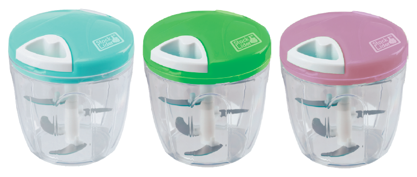 Picadora manual 900 ml con 5 cuchillas