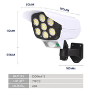 Foco LED simulador de cámara con mando