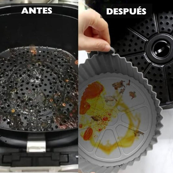 Bandeja freidora de aire antiadherente