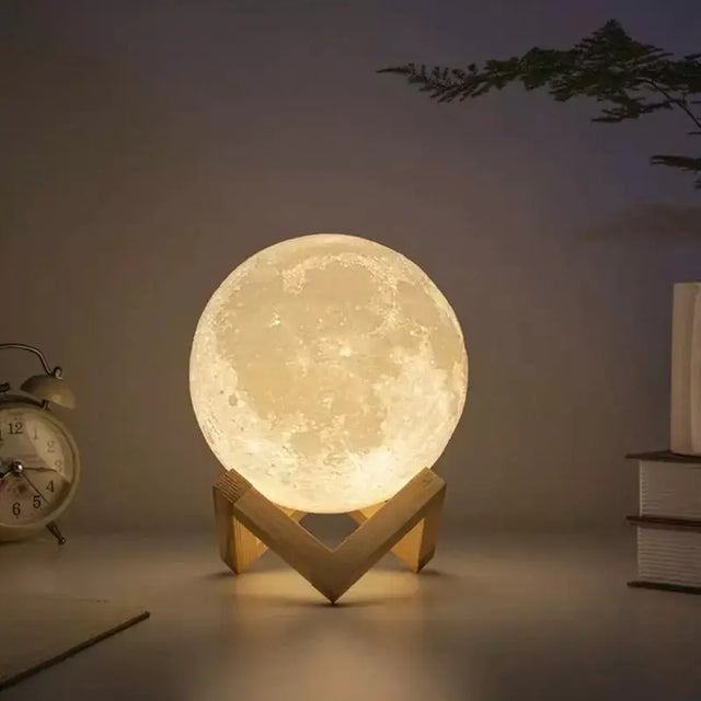 Lámpara luna LED 16 colores USB