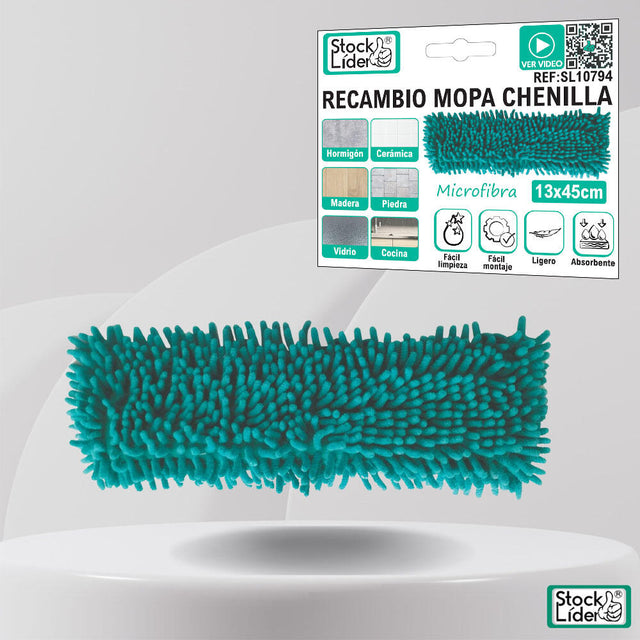 Recambio de mopa chenilla absorbente