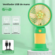 Ventilador portátil de mano recargable