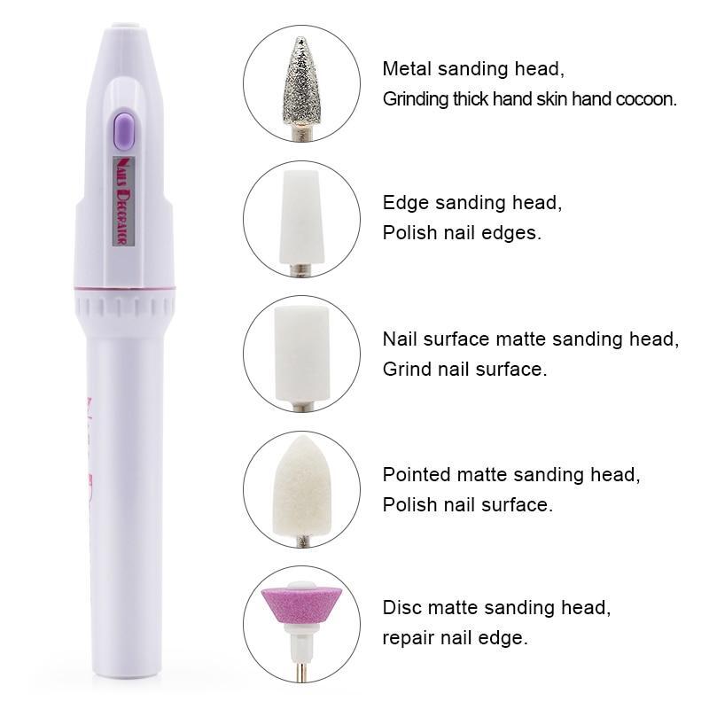 Set profesional manicura eléctrico 5 en 1