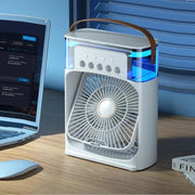 Ventilador de aire frío con agua RGB