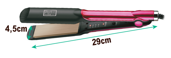 Plancha para el cabello cerámica 4 temperaturas