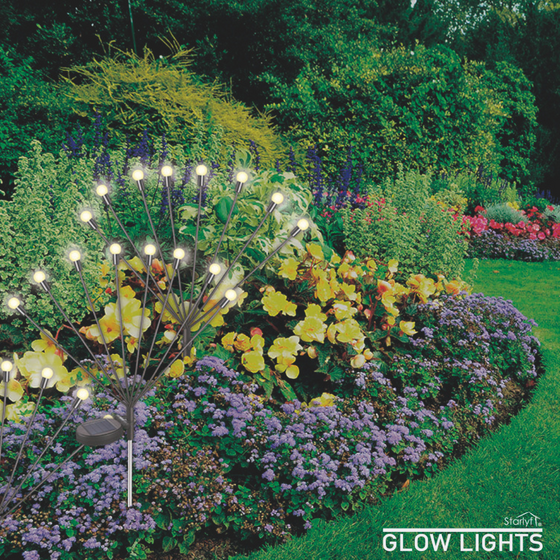 Luces solares luciérnaga para jardín